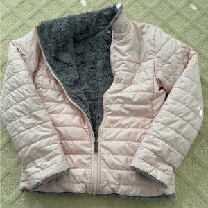Girls North Face Reversible Jacket Large